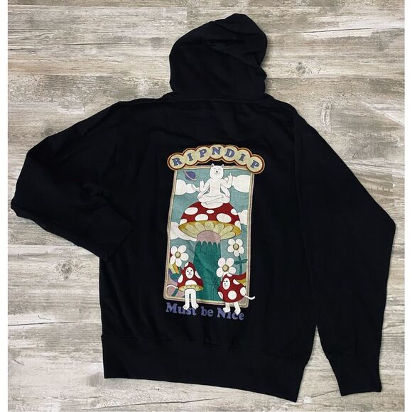 RipNDip Mushroom Cat Sweatshirt Size Small - Picture 1 of 4